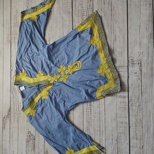 SOFT SURROUNDING EMBROIDERED TUNIC